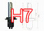 HID Bulb SingleType H7