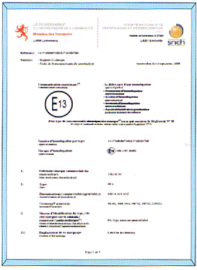 Certification�@E13